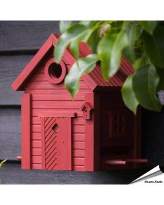 Multiholk Red Earth voederhuis en nestkast | Vogelhuisje.com