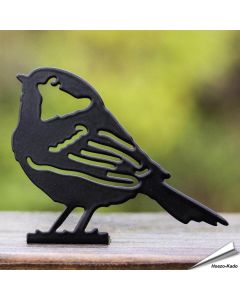 Silhouet - Zwarte mees