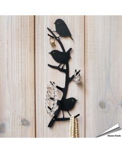 Silhouet wandhanger met vogels