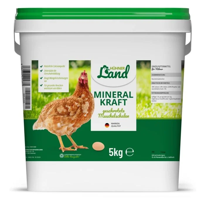 Koop HÜHNER Land Mineraal Kracht bij Vogelhuisje.com ✔️ Optimale calciumvoorziening voor stevige eierschalen en gezonde kippen ➤ Bestel nu eenvoudig online!