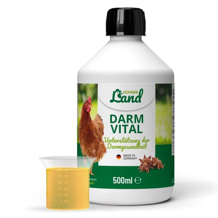 Darm Vitaal is een natuurlijk aanvullend voer voor kippen en pluimvee ✔️ Ondersteunt een gezonde spijsvertering ✔️ Versterkt afweer en immuunsysteem ✔️ Bestel nu op Vogelhuisje.com
