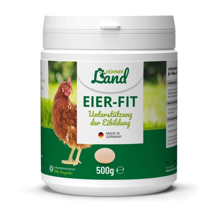 Eier-Fit ondersteunt de eivorming & legprestaties ✔️ Voedingssupplement voor gezonde eieren ✔️ Geschikt voor kippen en kwartels ✔️ 100% natuurlijk ➤ Bestel online op Vogelhuisje.com
