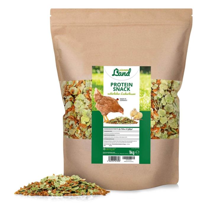 Eiwitrijke, gezonde Snack voor kippen en pluimvee ✔️ 100% natuurlijk ✔️ Ondersteunt de stofwisseling en spieropbouw ✔️ Bestel nu direct bij Vogelhuisje.com