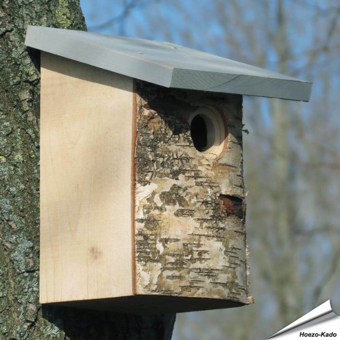 Nestkast voor Mezen van Berkenhout  (32mm)