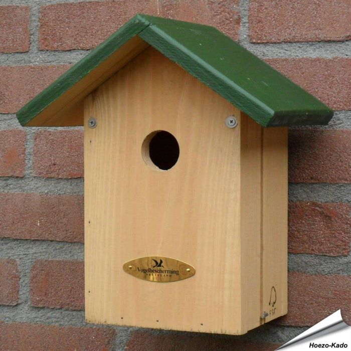 Nestkast huismus "Week van de Nestkast" ✔️ Aanbevolen door Vogelbescherming NL en SOVON ✔️ FSC-gecertificeerd hout ✔️ Mooie geschenkdoos ✔️ Koop bij Vogelhuisje.com