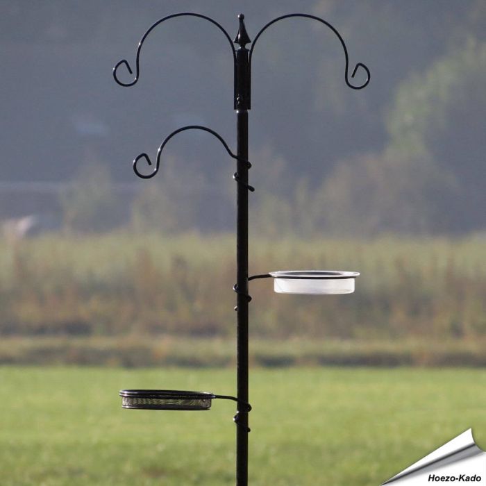 Vogelvoederstation als compleet set ✔️ Stevig, weerbestendig & eenvoudig te monteren ✔️ Perfect voor wilde vogels in de tuin ✔️ Bestel nu online bij Vogelhuisje.com