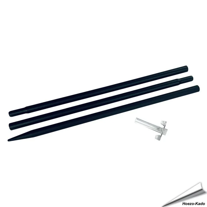 Paal voor voedersilo's (zwart)