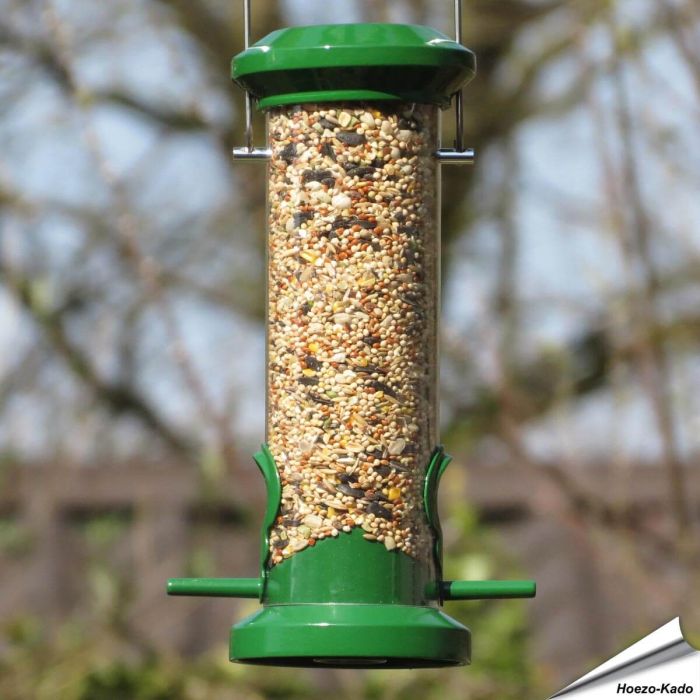 Metalen zaadsilo voor tuinvogels (klein)