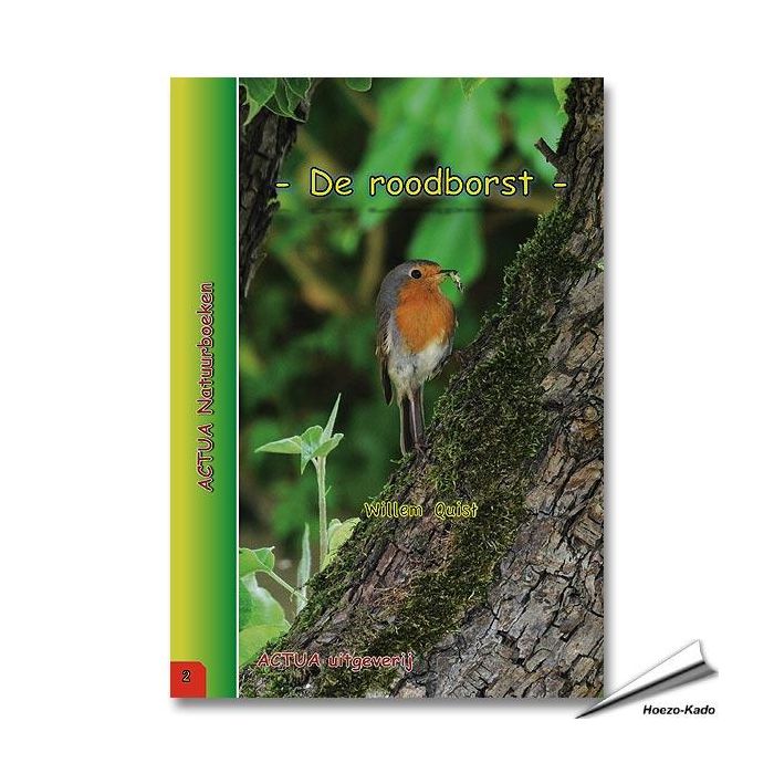 Omslag van het boek De Roodborst met illustratie van een roodborstje