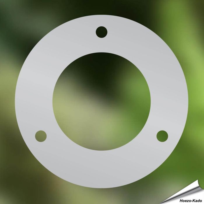 Bescherm je nestkast tegen uithakken met ons invliegplaatje (rond) ✔️ Verkleint de invliegopening op 34mm ✔️ Gemaakt van roestvrij staal ✔️ Geschikt voor mussen en andere tuinvogels ✔️ Bestel nu op Vogelhuisje.com