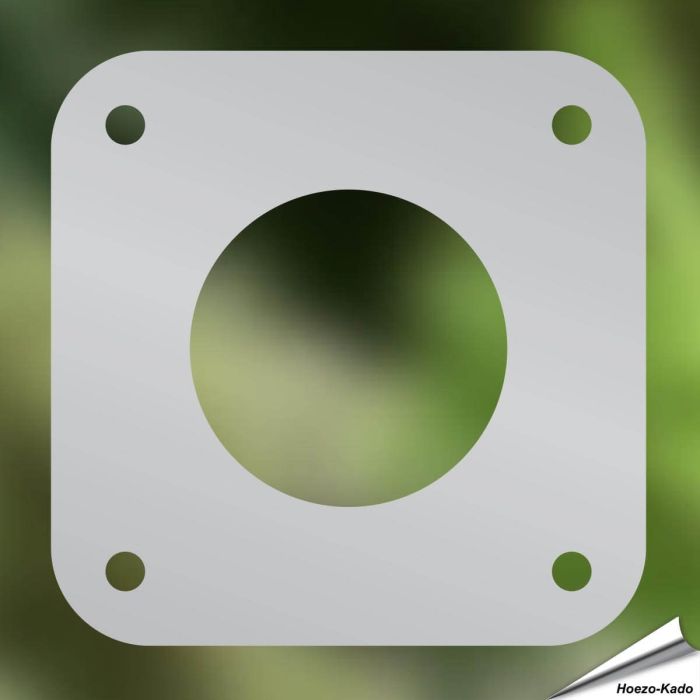 Bescherm je nestkast tegen uithakken met ons invliegplaatje ✔️ Verkleint de invliegopening op 32mm ✔️ Gemaakt van roestvrij staal ✔️ Geschikt voor pimpelmezen en andere kleine tuinvogels ✔️ Bestel nu op Vogelhuisje.com