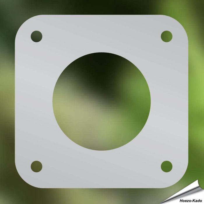 Bescherm je nestkast tegen uithakken met ons invliegplaatje ✔️ Verkleint de invliegopening op 34mm ✔️ Gemaakt van roestvrij staal ✔️ Geschikt voor mussen en andere kleine tuinvogels ✔️ Bestel nu op Hoezo-Kado