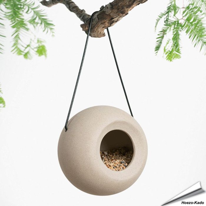 LISA - Keramiek voederhuisje (beige)