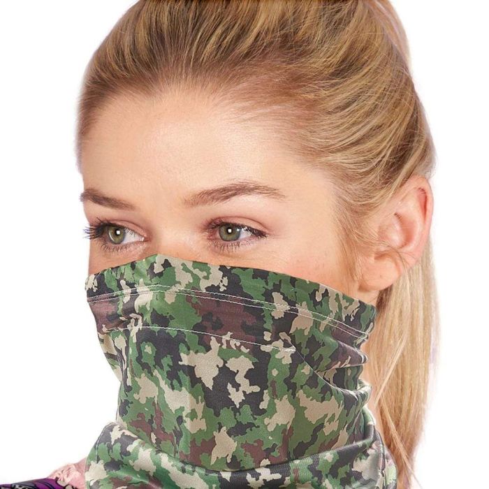Snood Sjaal - Multicol Unisex - Camouflage