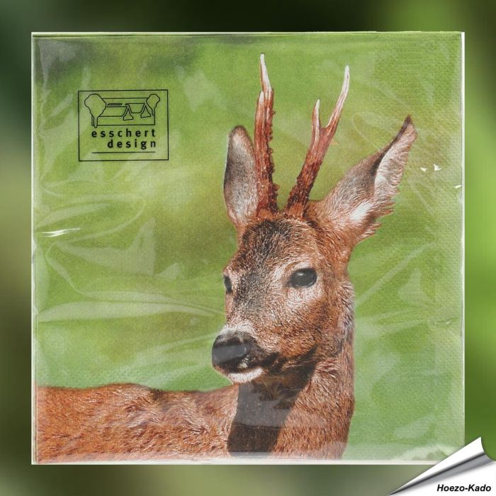 Esschert Design Servetten Reepring| 20 stuks | FSC & 3-laags | Hoezo-Kado