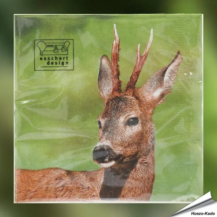 Esschert Design Servetten Reepring| 20 stuks | FSC & 3-laags | Hoezo-Kado