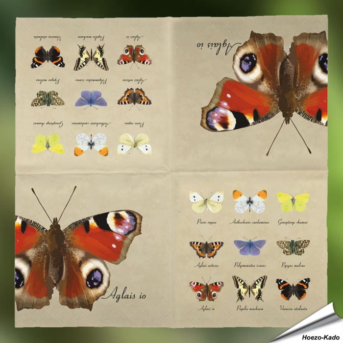 Servetten - Vlinders (20 stuks)