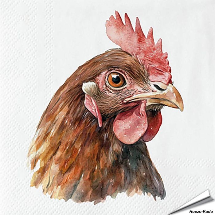 Servetten Kip | FSC papier & 3-laags | Vogelhuisje.com