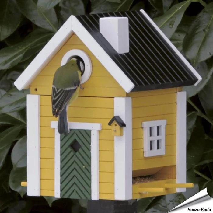 Multiholk Villan Plus - Voederhuis en Nestkast in 1 | Vogelhuisje.com