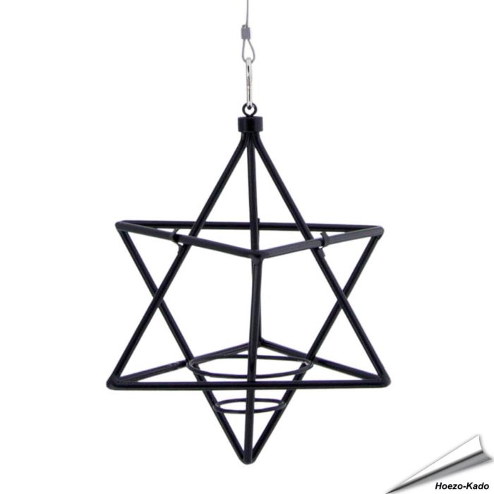 Mezenbolhouder Ster (zwart)