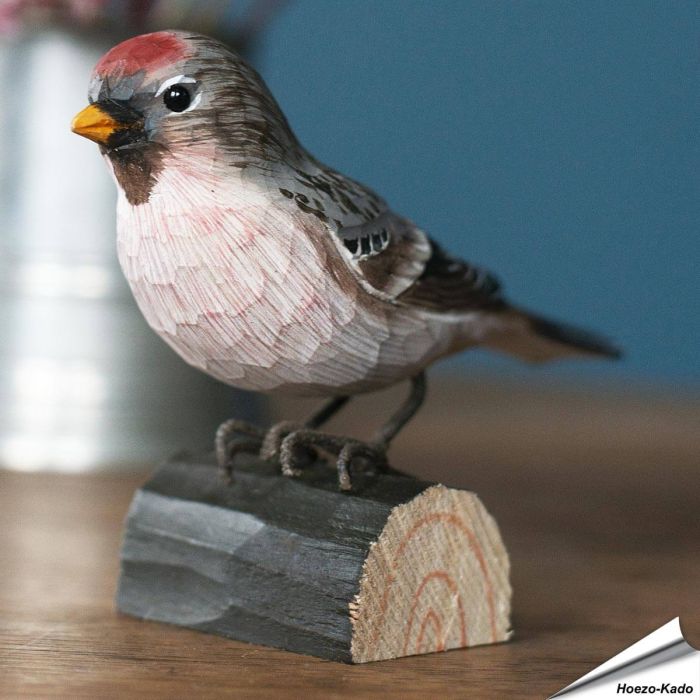 Grote barmsijs (Acanthis flammea) - Decobird van Wildlife Garden - Koop online op Vogelhuisje.com