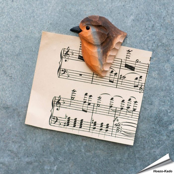 Koelkastmagneet - Roodborst