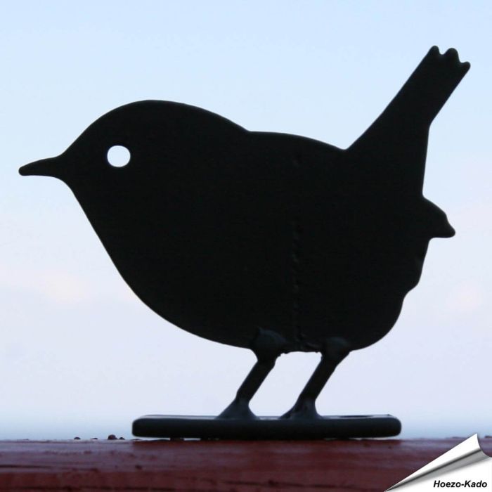 Silhouet - Winterkoninkje