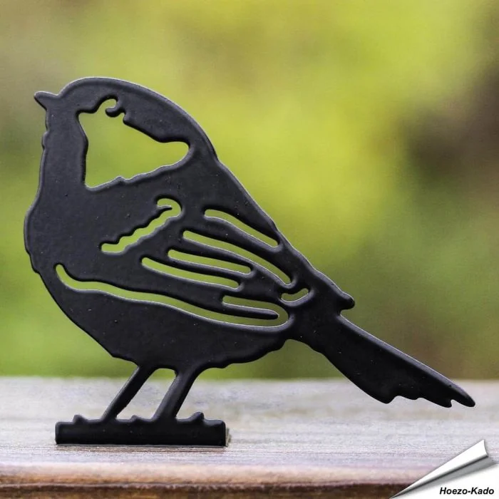 Silhouet - Zwarte mees