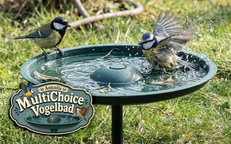 Vogelbad MultiChoice - Multi-functionele waterschaal voor vogels Vogelbad MultiChoice - Multi-functionele waterschaal voor vogels
