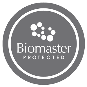 Dit product is geïmpregneerd met Biomaster® Antimicrobial Silver Ion technologie (puur zilver)