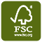 Het FSC® logo geeft aan dat deze producten uitsluitend hout bevatten afkomstig uit goed beheerde bossen. Deze zijn onafhankelijk gecertificeerd in overeenstemming met de regels van het Forest Stewardship Council® (www.fsc.org).