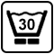 Wol-programma, maximale wastemperatuur van 30°C. Wol-programma, maximale wastemperatuur van 30°C.